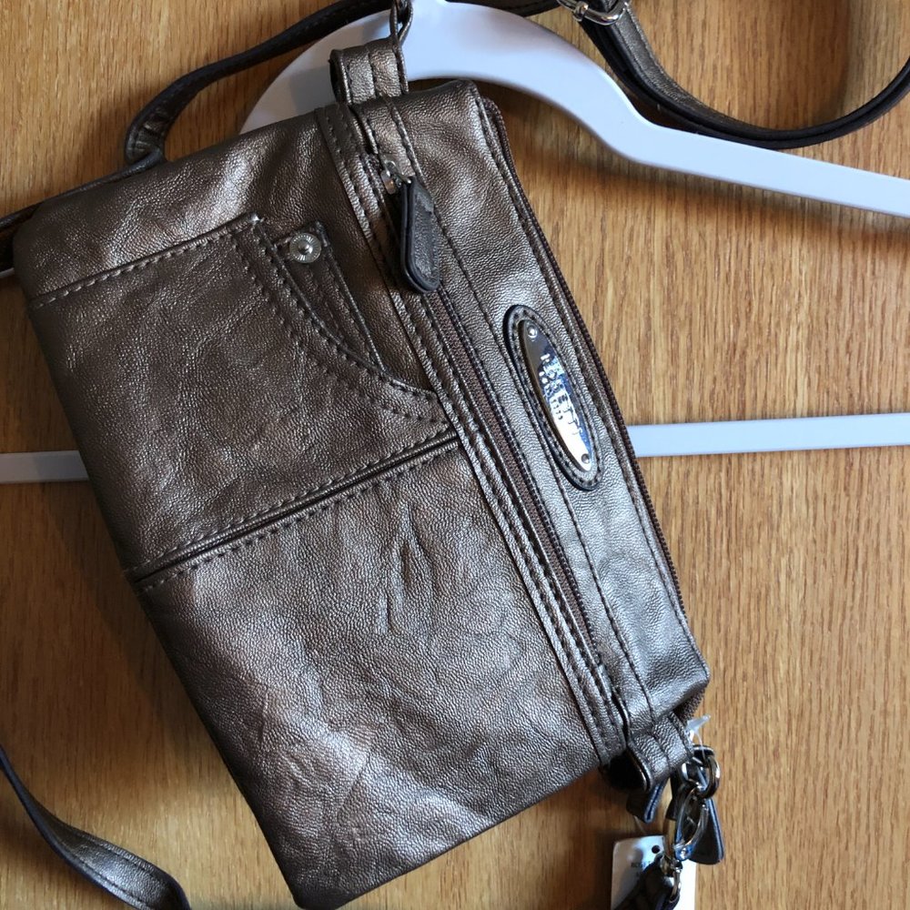 Rosetti Brown Sling Bag Crossbody Handbag Purse